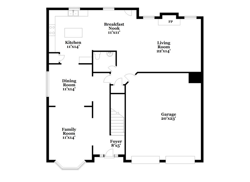 2,425/Mo, 2776 Village Park Dr E Ellenwood, GA 30294 Floor Plan View