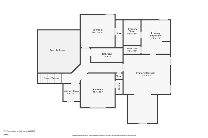2,395/Mo, 377 Champions Dr Fairburn, GA 30213 Floor Plan View 2