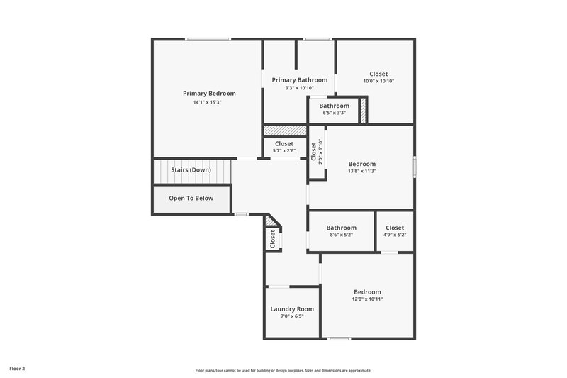 2,115/Mo, 713 Hamilton Pointe Ct McDonough, GA 30253 Floor Plan View 2