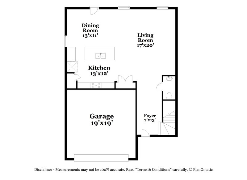 2,190/Mo, 704 Plow Pt Locust Grove, GA 30248 Floor Plan View