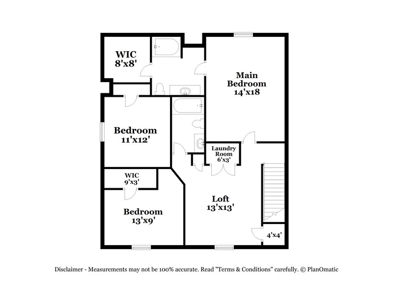 2,190/Mo, 704 Plow Pt Locust Grove, GA 30248 Floor Plan View 2