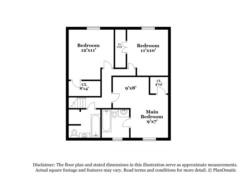 1,695/Mo, 2673 Laurel View Dr Snellville, GA 30039 Floor Plan View
