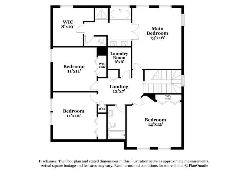 2,285/Mo, 5220 Argyll Ln Douglasville, GA 30135 Floor Plan View 2