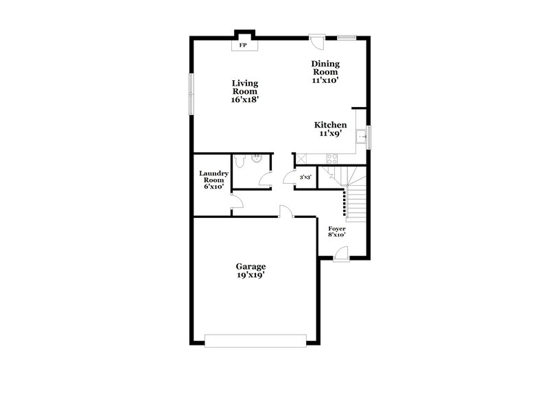 2,065/Mo, 22 E Newnan Rd Unit A Newnan, GA 30263 Floor Plan View