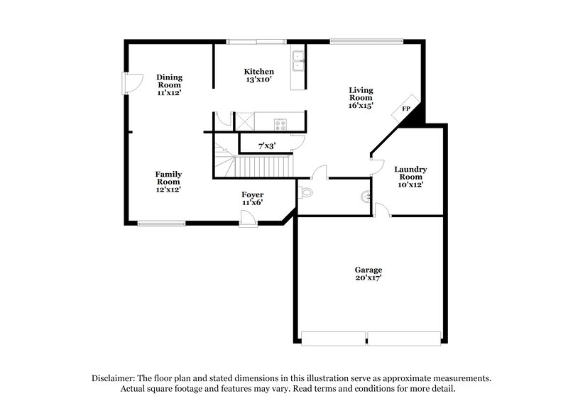 2,270/Mo, 3763 Uppark Dr Atlanta, GA 30349 Floor Plan View 2