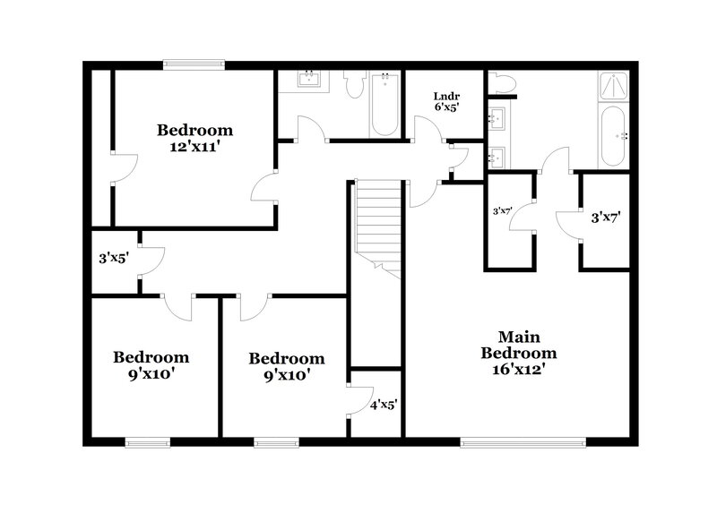 2,170/Mo, 710 Castlebrooke Dr SE Lawrenceville, GA 30045 Floor Plan View 2