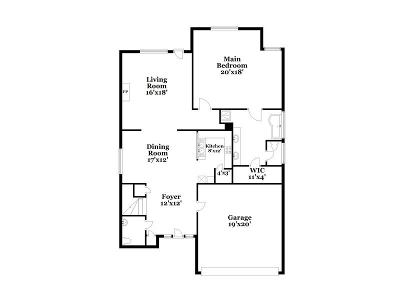 2,400/Mo, 1000 Cureton Dr Austell, GA 30106 Floor Plan View