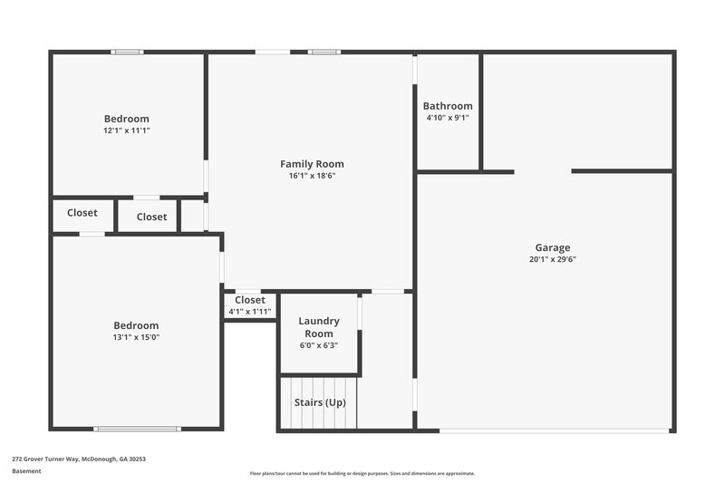 2,440/Mo, 272 Grover Turner Way McDonough, GA 30253 Floor Plan View