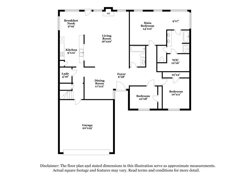 2,365/Mo, 66 Camden Village Dr Newnan, GA 30265 Floor Plan View 2