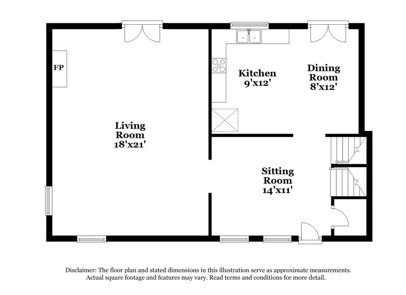 1,845/Mo, 2873 Melanie Ln Douglasville, GA 30135 Floorplan View 2