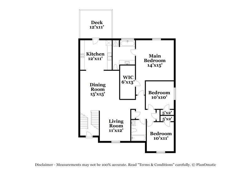 2,160/Mo, 1076 Hidden Brook Trl College Park, GA 30349 Floorplan View