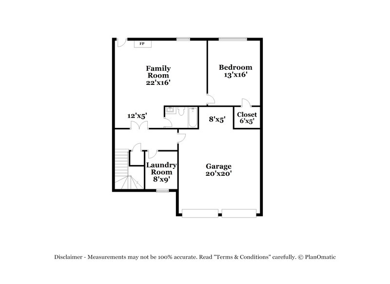 2,160/Mo, 1076 Hidden Brook Trl College Park, GA 30349 Floorplan View 2