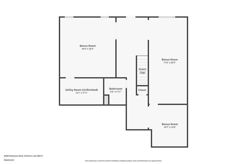 2,665/Mo, 6640 Delaware Bend Fairburn, GA 30213 Floor Plan View 3