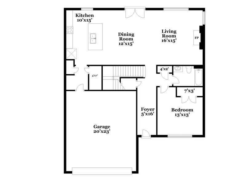 2,380/Mo, 363 Hamilton Pointe Dr McDonough, GA 30253 Floor Plan View 2