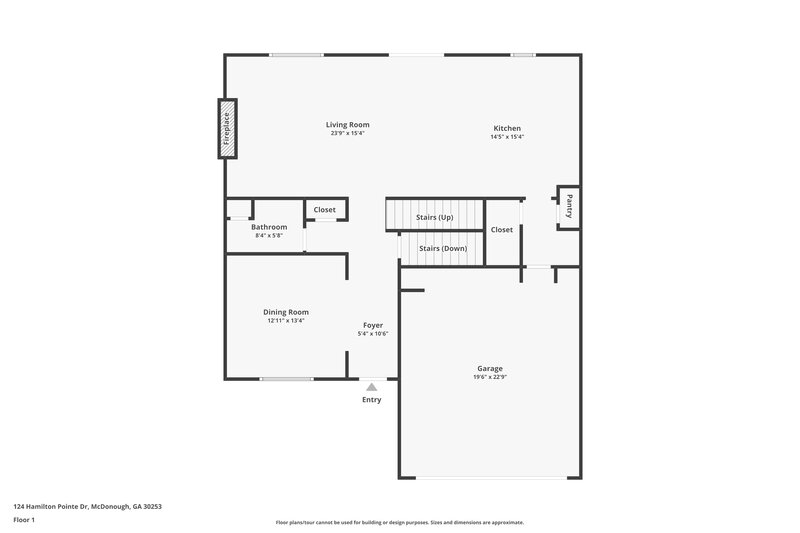 3,560/Mo, 124 Hamilton Pointe Dr McDonough, GA 30253 Floor Plan View