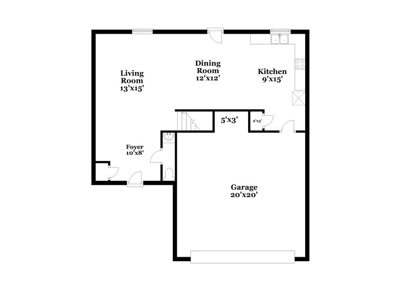 1,675/Mo, 20 Dusty Dr Cartersville, GA 30120 Floor Plan View