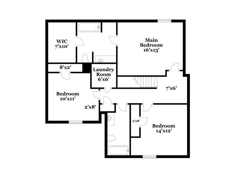 1,675/Mo, 20 Dusty Dr Cartersville, GA 30120 Floor Plan View 2