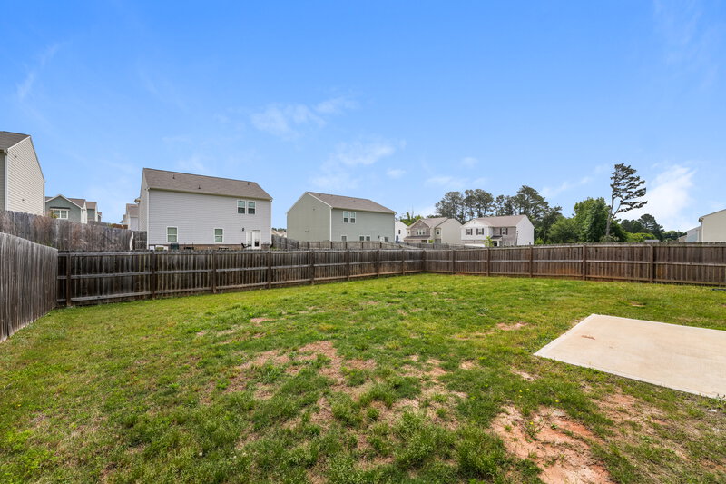 2,580/Mo, 3740 Newbury Place Dr Loganville, GA 30052 Backyard View