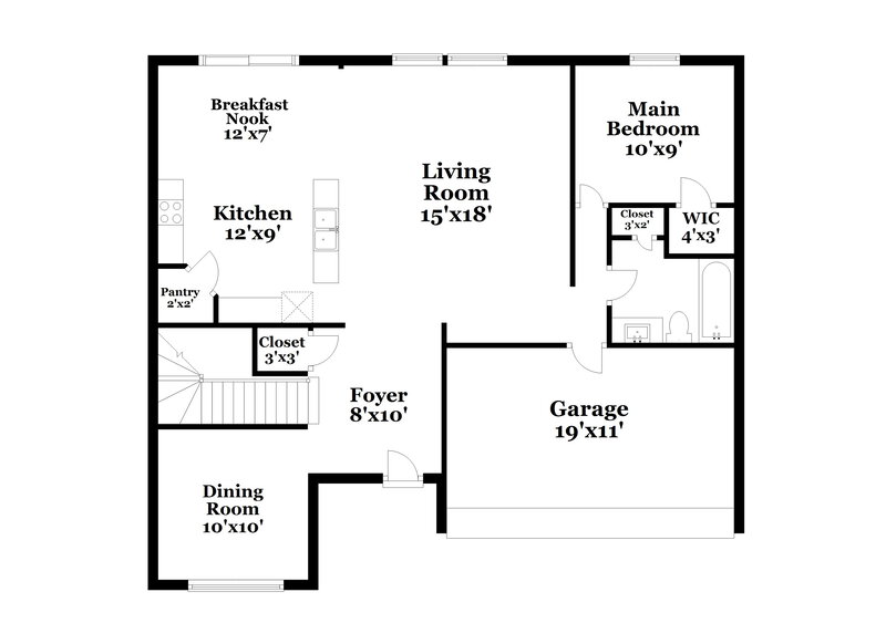 3,640/Mo, 3735 Newbury Place Dr Loganville, GA 30052 Floor Plan View