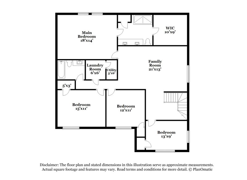 2,460/Mo, 3765 Newbury Place Dr Loganville, GA 30052 Floor Plan View 2