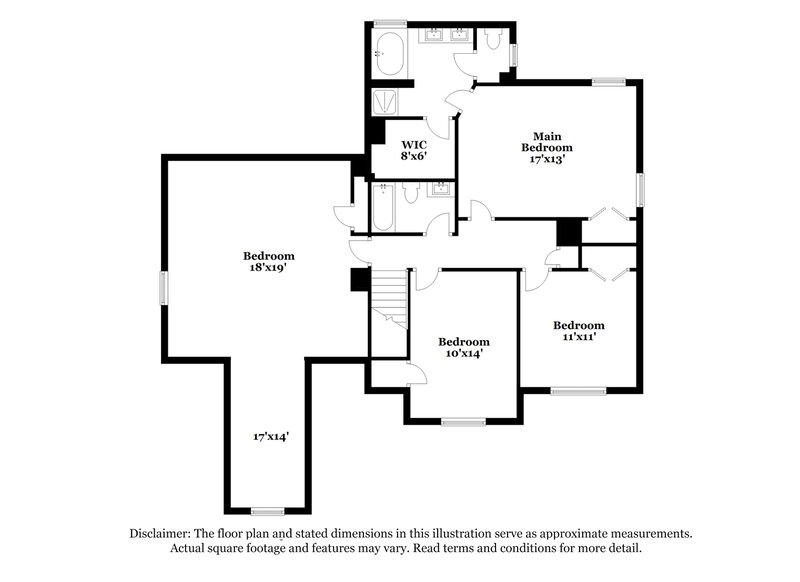 2,445/Mo, 5089 Galleon Crossing Decatur, GA 30035 Floorplan View 2