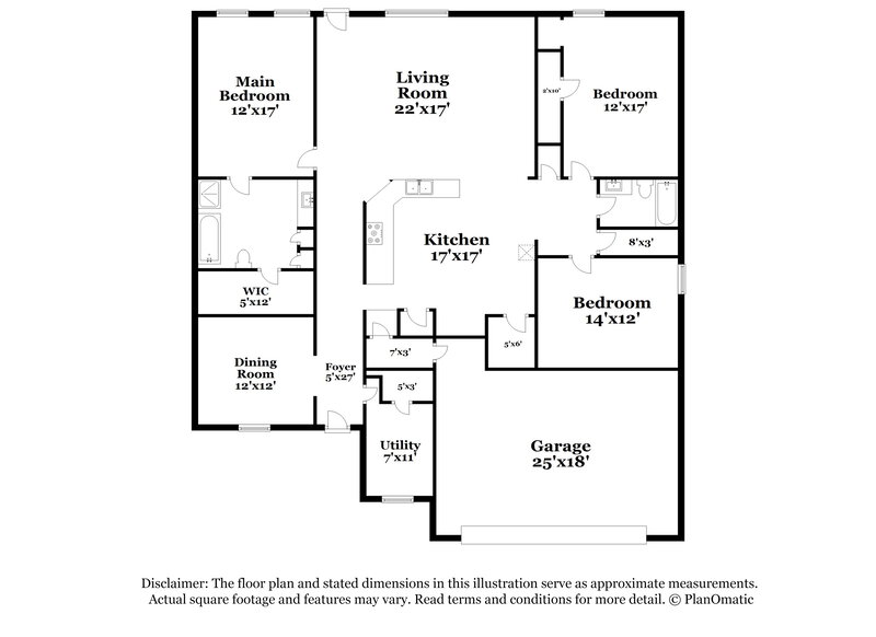 2,075/Mo, 49 Culver Ridge Dr Cartersville, GA 30120 Floor Plan View