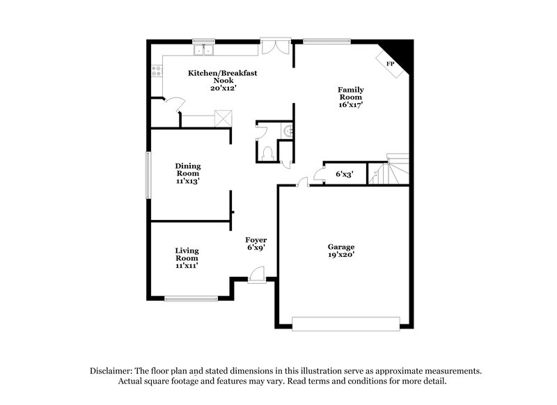 2,715/Mo, 5411 Bighorn Pass SW Atlanta, GA 30349 Floor Plan View