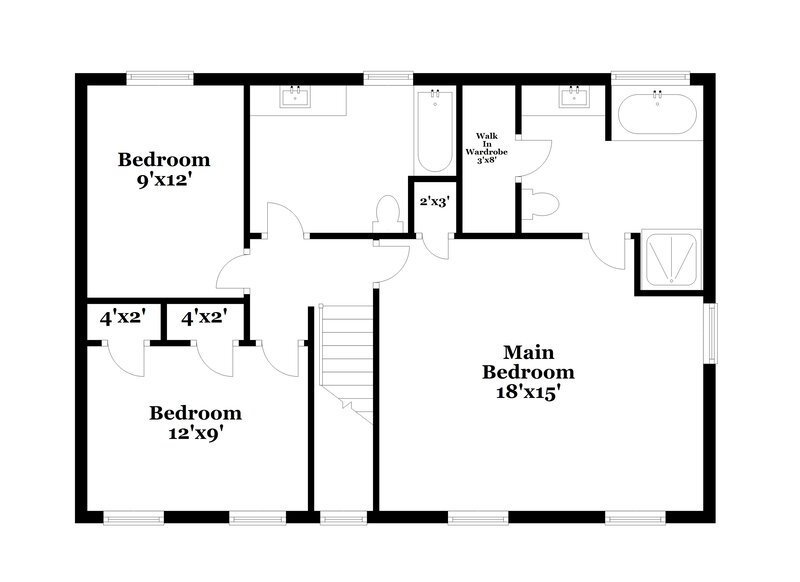 3,290/Mo, 2354 Loren Falls Ln SW Marietta, GA 30008 Floor Plan View 2