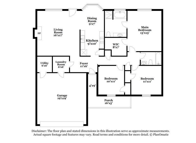 2,690/Mo, 675 Amelia Grove Ln Lawrenceville, GA 30045 Floor Plan View