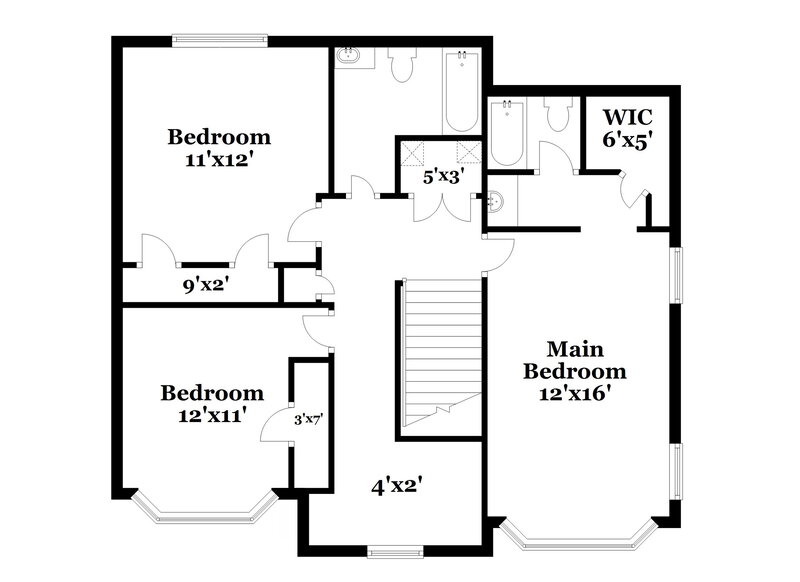 2,355/Mo, 1097 Williamsburg Ln Norcross, GA 30093 Floor Plan View