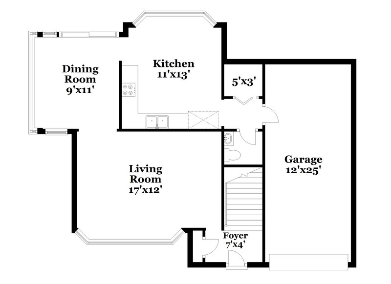 2,355/Mo, 1097 Williamsburg Ln Norcross, GA 30093 Floor Plan View 2