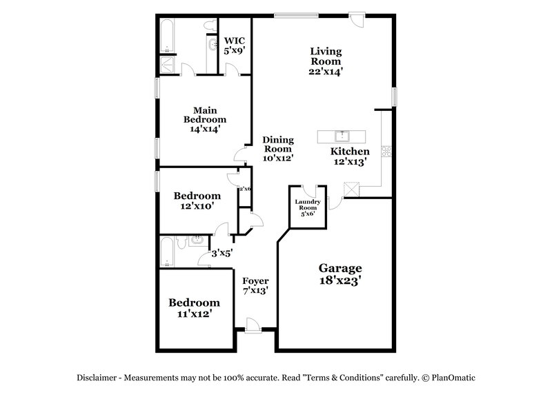 1,735/Mo, 108 Innis Brook Cir Cartersville, GA 30120 Floorplan View