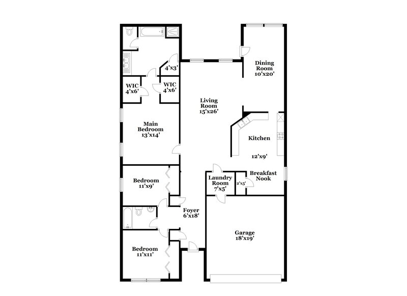 1,865/Mo, 31 Culver Ridge Dr Cartersville, GA 30120 Floor Plan View
