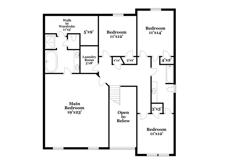2,260/Mo, 353 Pernell Dr Hampton, GA 30228 Floor Plan View