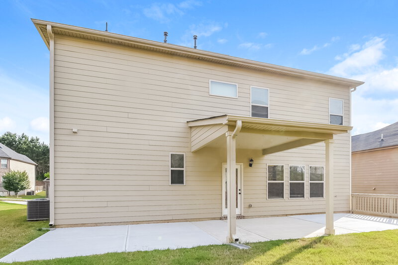 3,510/Mo, 2144 Dodson Woods Dr Fairburn, GA 30213 Rear View
