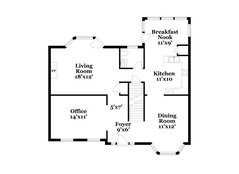2,145/Mo, 3095 Rock Creek Dr Rex, GA 30273 Floor Plan View