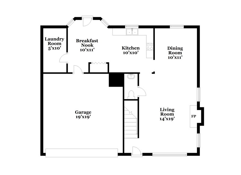 2,270/Mo, 52 Lafayettes Landing Jonesboro, GA 30238 Floor Plan View