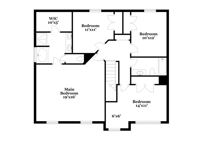 2,270/Mo, 52 Lafayettes Landing Jonesboro, GA 30238 Floor Plan View 2