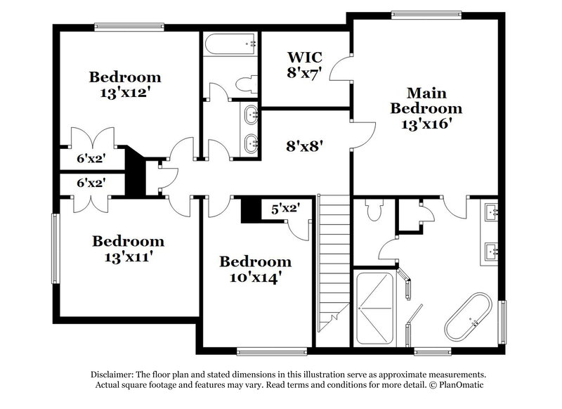 2,610/Mo, 3428 Village Park Ln SW Atlanta, GA 30331 Floor Plan View 2