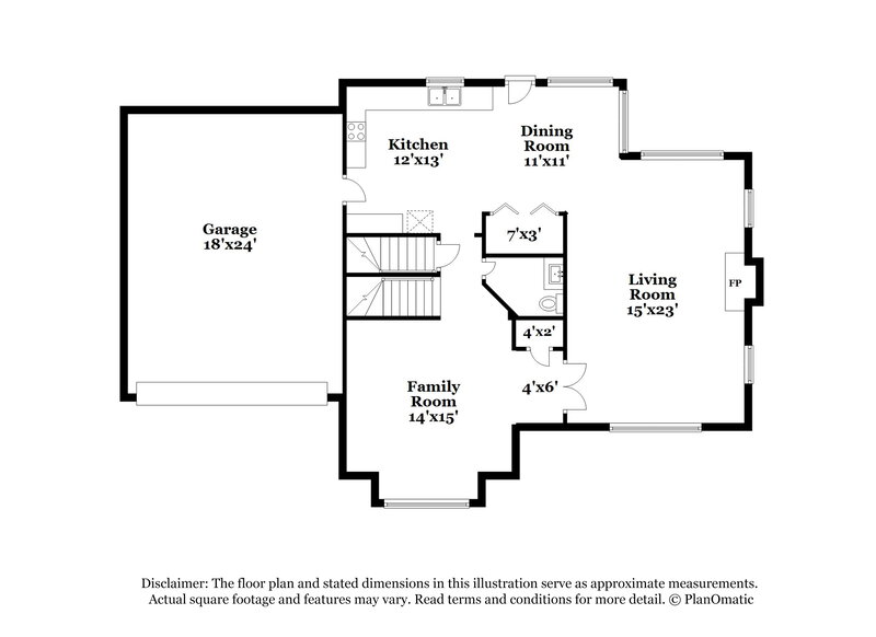 2,265/Mo, 3122 Watson Mill Dr Loganville, GA 30052 Floorplan View