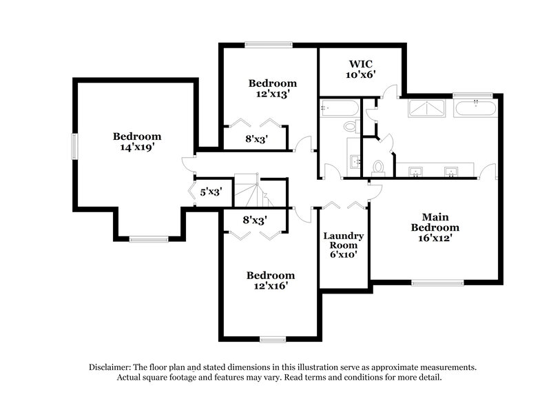 2,265/Mo, 3122 Watson Mill Dr Loganville, GA 30052 Floorplan View 2