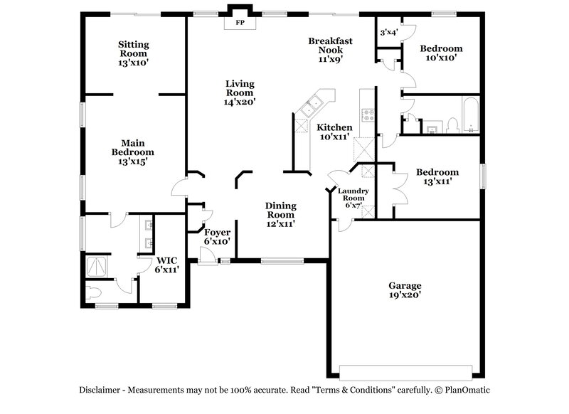 2,445/Mo, 963 Laurel Green Ln Sugar Hill, GA 30518 Floor Plan View