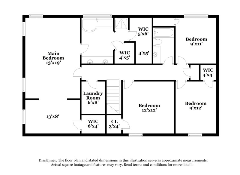2,270/Mo, 440 The Gables Dr McDonough, GA 30253 Floor Plan View 2