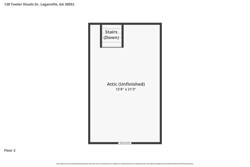 2,140/Mo, 138 Towler Shoals Dr Loganville, GA 30052 Floor Plan View 2
