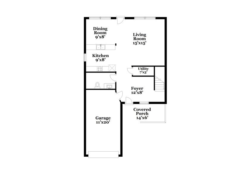1,700/Mo, 81 Middlebrook Dr Cartersville, GA 30120 Floor Plan View