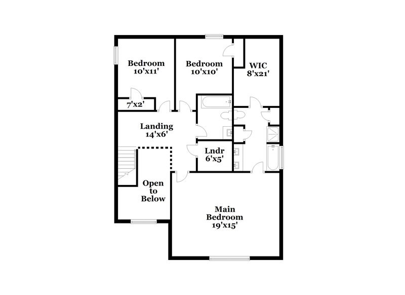 1,905/Mo, 12 Westin Way Dallas, GA 30132 Floor Plan View