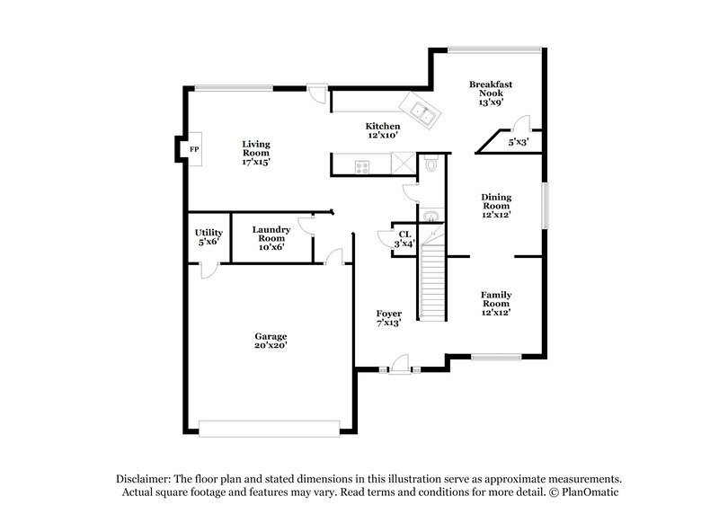 2,290/Mo, 4142 Laurel Bend Ct Snellville, GA 30039 Floor Plan View