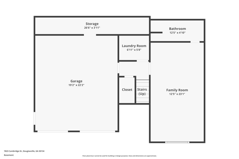 1,820/Mo, 7823 Cambridge Dr Douglasville, GA 30134 Floor Plan View
