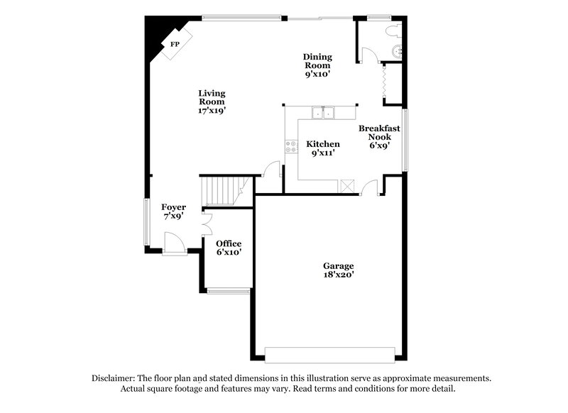 2,410/Mo, 3257 Wellington Walk SW Atlanta, GA 30331 Floor Plan View