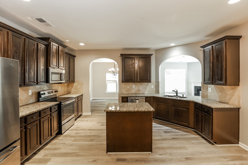 2,855/Mo, 4274 Sir Dixon Dr Fairburn, GA 30213 Kitchen View 2